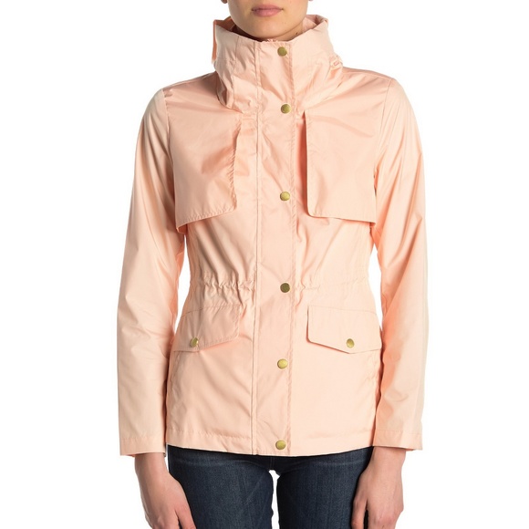 NEW Cole Haan Packable Raincoat Jacket - Picture 1 of 8